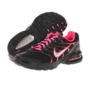 Nike Pink and Black Sneakers Size 10